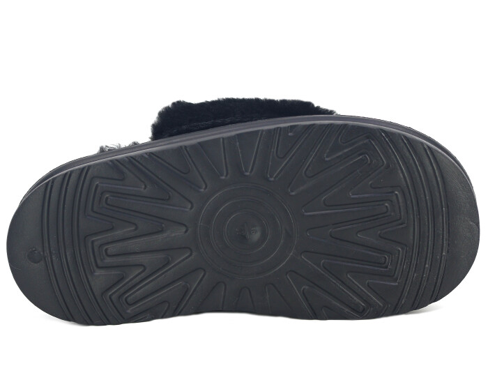 Auris Zenne Yakası Peluşlu Eva Ev Terliği Siyah - 3