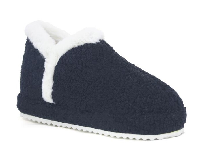 Power Zenne 2024 Peluş Ev Ayakkabısı Siyah - Power