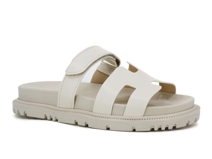 Power Zenne Cırtlı Hrms Günlük Terlik Krem - Power