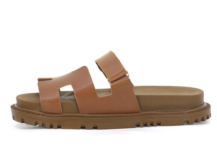 Power Zenne Cırtlı Hrms Günlük Terlik Taba - Power (1)