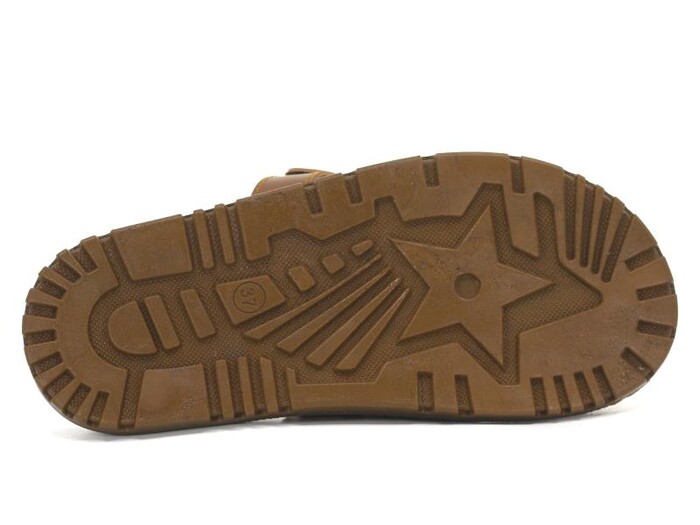 Power Zenne Cırtlı Hrms Günlük Terlik Taba - 3