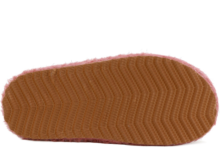 Power Zenne Simli Home Peluş Ev Terliği Pembe - 3