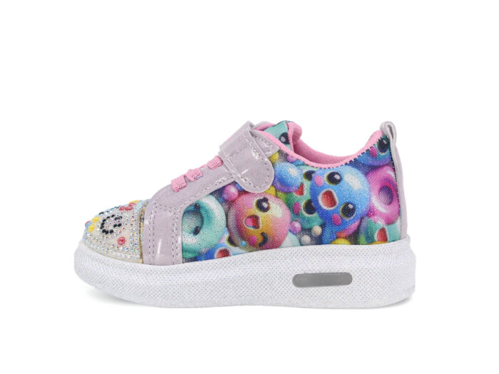 Pro Kids Bebe 5009 Işıklı Spor Ayakkabı Gümüş - Pembe - 2