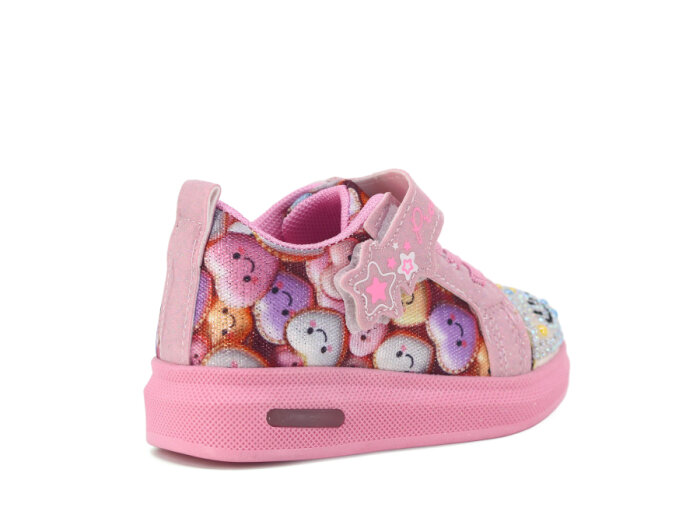 Pro Kids Bebe 5009 Işıklı Spor Ayakkabı Pembe - 3