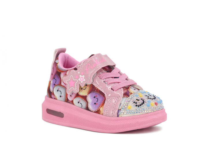Pro Kids Bebe 5009 Işıklı Spor Ayakkabı Pembe - Pro Kids
