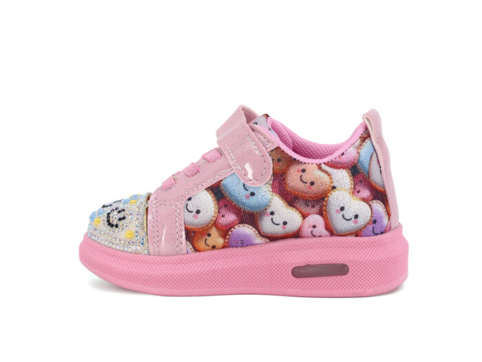 Pro Kids Bebe 5009 Işıklı Spor Ayakkabı Pembe - 2