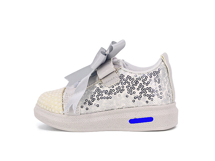 Pro Kids Bebe 5011 Işıklı Spor Ayakkabı Gümüş - 2