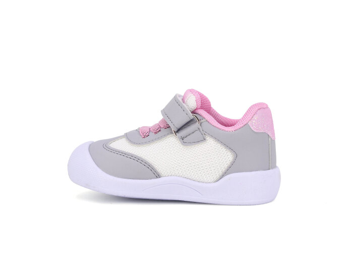 Pro Kids Bebe 6005 İlk Adım Spor Ayakkabı Gri - Pembe - Pro Kids (1)