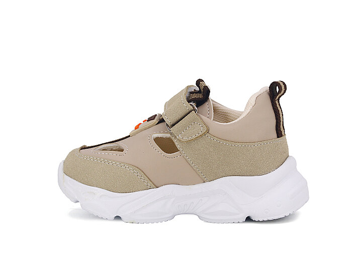Pro Kids Bebe 6007 Işıklı Kutulu Spor Ayakkabı Bej - Kahve - 2