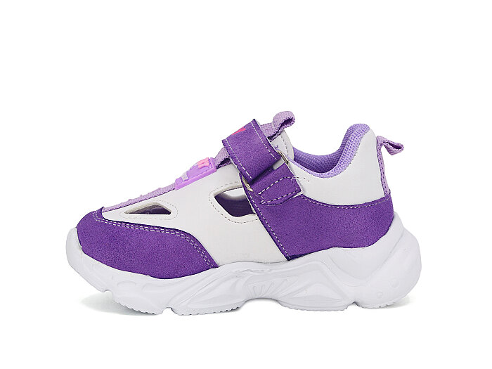 Pro Kids Bebe 6007 Işıklı Kutulu Spor Ayakkabı Beyaz - Lila - 3