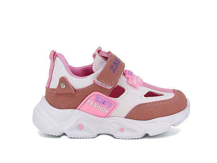 Pro Kids Bebe 6007 Işıklı Kutulu Spor Ayakkabı Pudra - 3