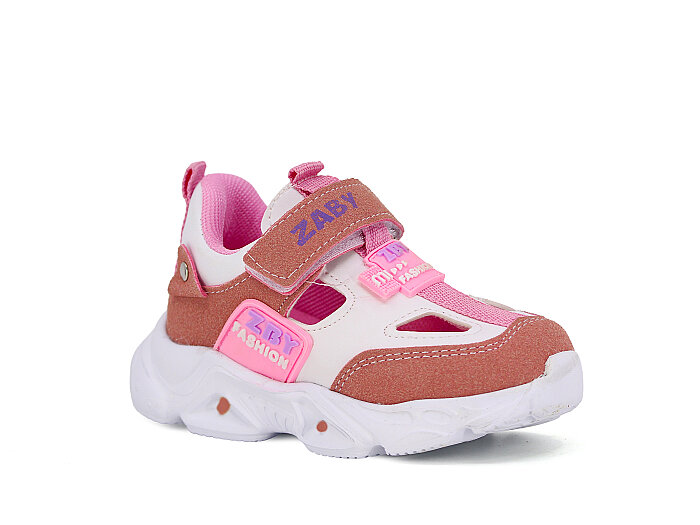Pro Kids Bebe 6007 Işıklı Kutulu Spor Ayakkabı Pudra 
