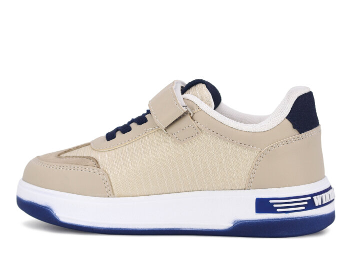 Pro Kids Filet 5002 Spor Ayakkabı Bej - Lacivert - Pro Kids (1)