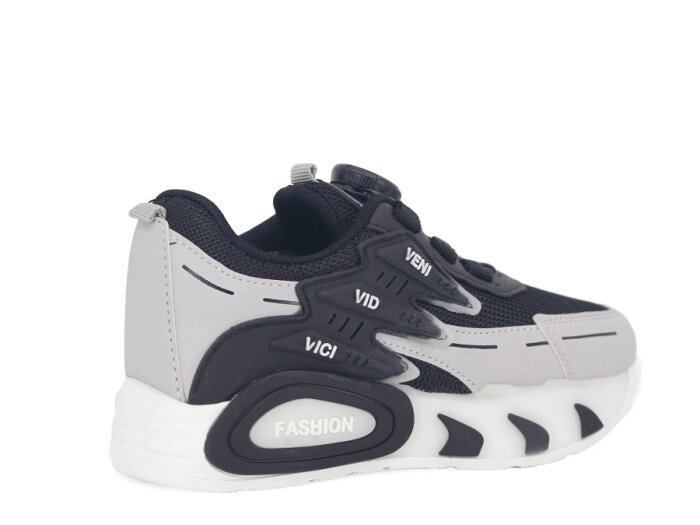 Pro Kids Filet 5004 Spor Ayakkabı Siyah - Gri - 3