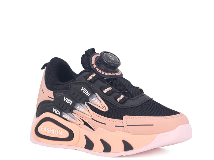 Pro Kids Filet 5004 Spor Ayakkabı Siyah - Pudra - Pro Kids