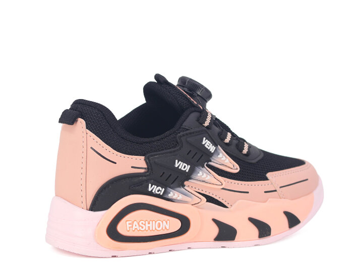 Pro Kids Filet 5004 Spor Ayakkabı Siyah - Pudra - 3