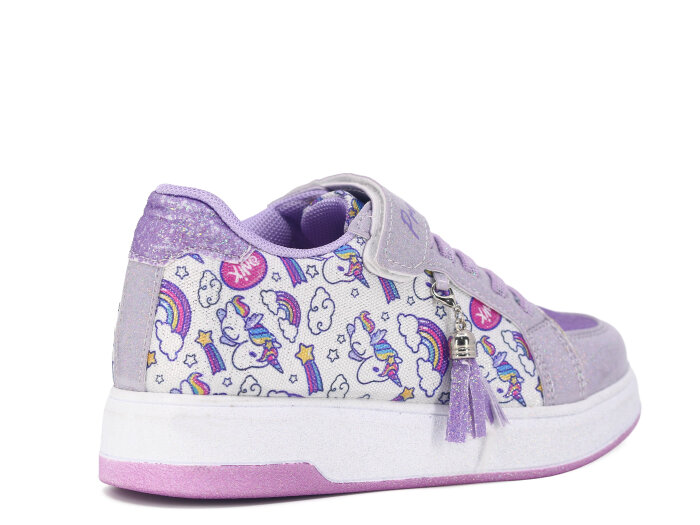 Pro Kids Filet 5008 Spor Ayakkabı Gümüş - Lila - 3