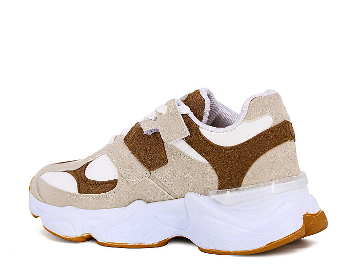 Pro Kids Filet 5055 Cilt Kutulu Spor Ayakkabı Beyaz - Vizon - Pro Kids (1)