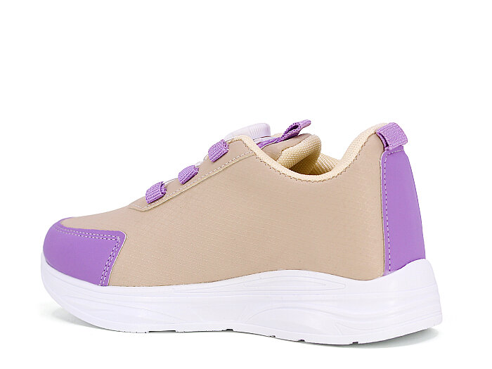 Pro Kids Filet Cilt 5004 Spor Ayakkabı Bej - Lila - 2