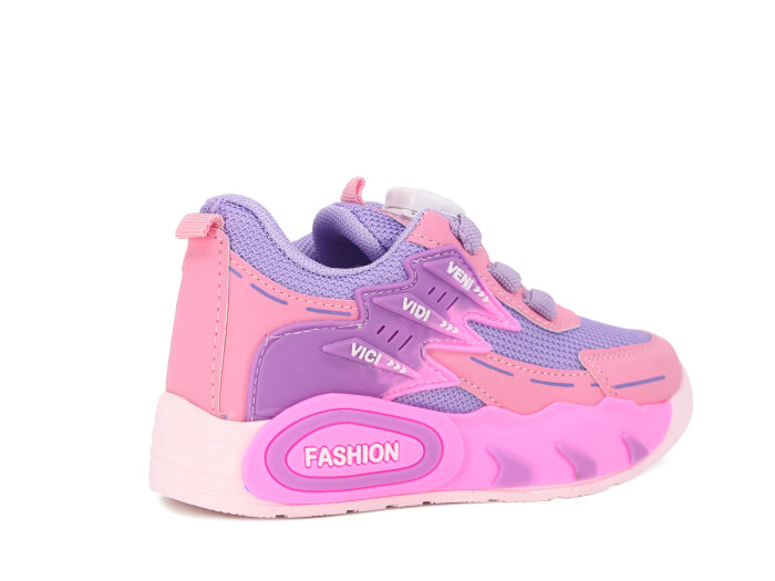 Pro Kids Patik 5004 Spor Ayakkabı Pembe - Lila - 3