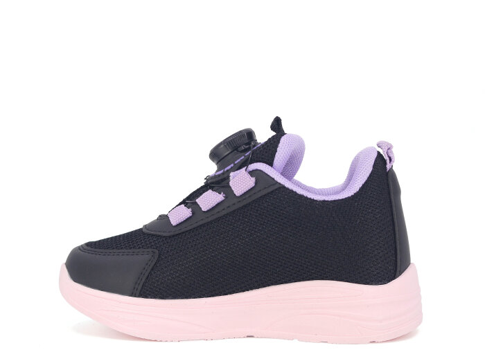 Pro Kids Patik 5004 Spor Ayakkabı Siyah - Lila - 2