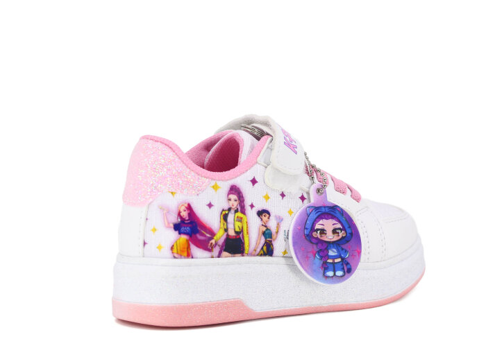 Pro Kids Patik 5005 Spor Ayakkabı Beyaz - Pembe - 3