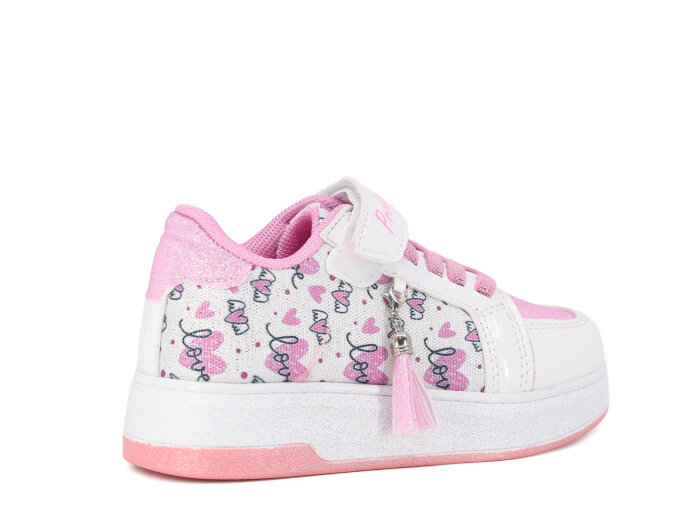 Pro Kids Patik 5008 Spor Ayakkabı Beyaz - Pembe - 3