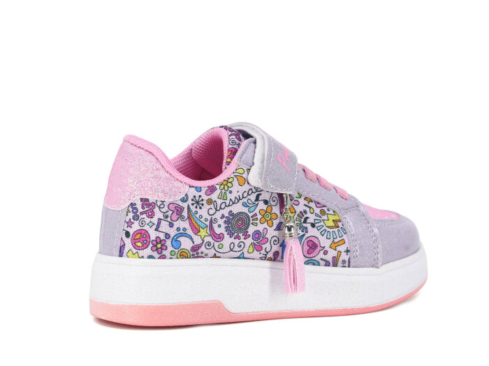 Pro Kids Patik 5008 Spor Ayakkabı Gümüş - Pembe - 3