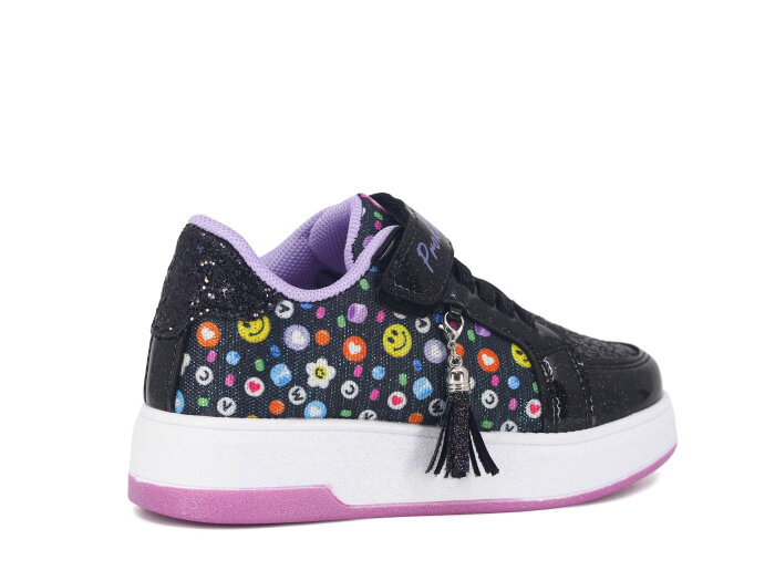 Pro Kids Patik 5008 Spor Ayakkabı Siyah - Lila - 3