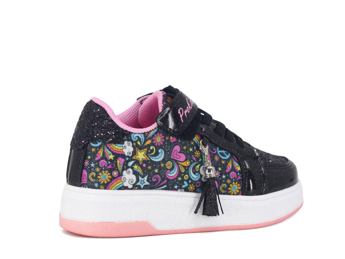 Pro Kids Patik 5008 Spor Ayakkabı Siyah - Pembe - 3