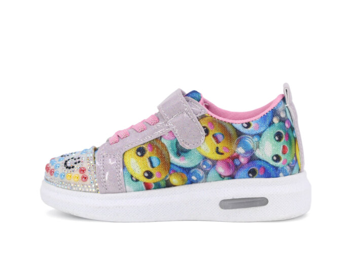 Pro Kids Patik 5009 Işıklı Spor Ayakkabı Gümüş - Pembe - 2