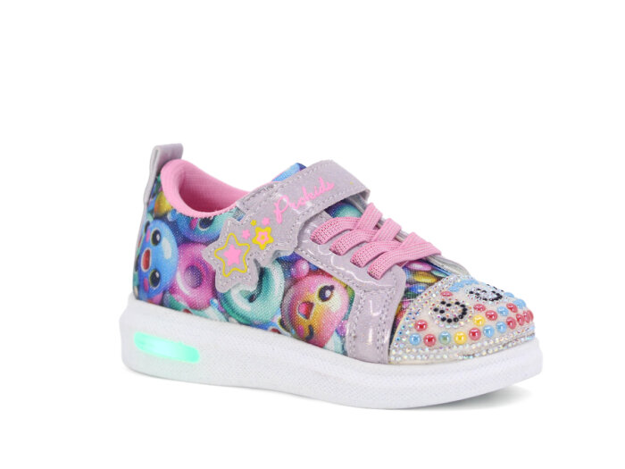 Pro Kids Patik 5009 Işıklı Spor Ayakkabı Gümüş - Pembe - 1