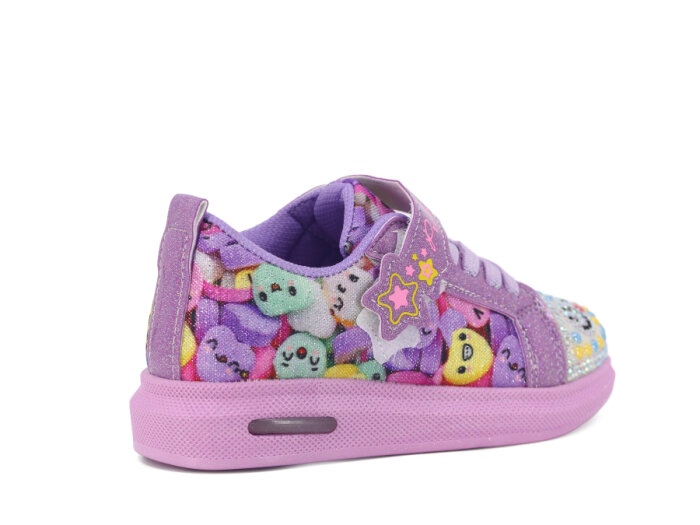 Pro Kids Patik 5009 Işıklı Spor Ayakkabı Lila - 3