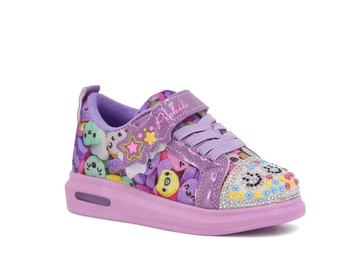 Pro Kids Patik 5009 Işıklı Spor Ayakkabı Lila - 1