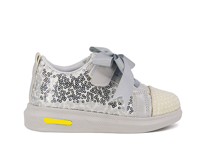 Pro Kids Patik 5011 Işıklı Spor Ayakkabı Gümüş - 3