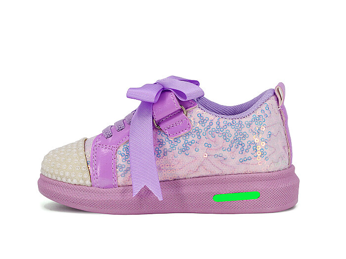 Pro Kids Patik 5011 Işıklı Spor Ayakkabı Lila - Pro Kids (1)