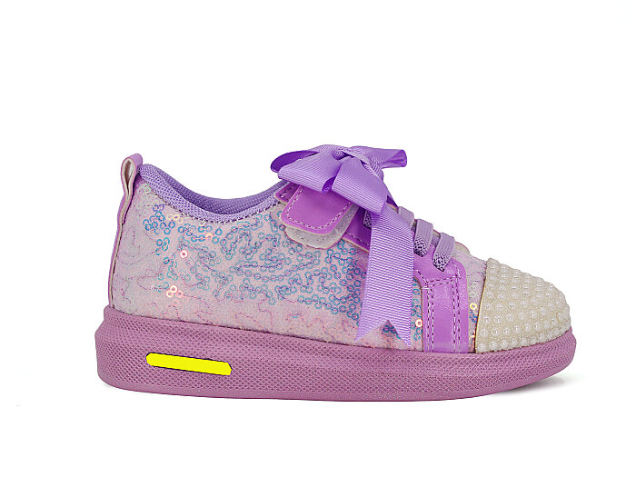 Pro Kids Patik 5011 Işıklı Spor Ayakkabı Lila - 3