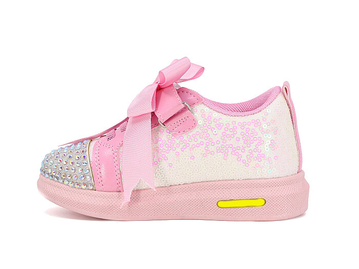 Pro Kids Patik 5011 Işıklı Spor Ayakkabı Pembe - 2