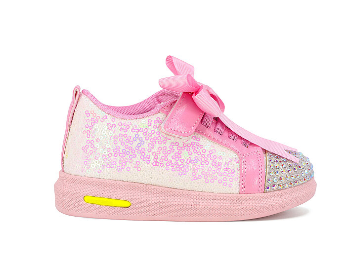 Pro Kids Patik 5011 Işıklı Spor Ayakkabı Pembe - 3