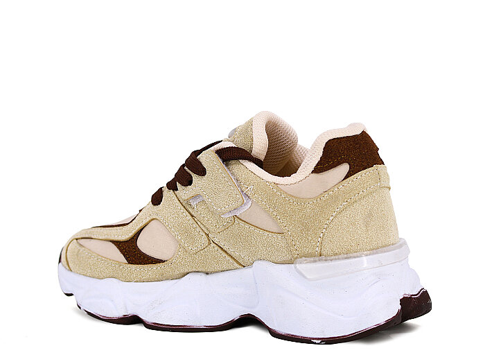 Pro Kids Patik 5055 Cilt Kutulu Spor Ayakkabı Bej - Kahve - Pro Kids (1)