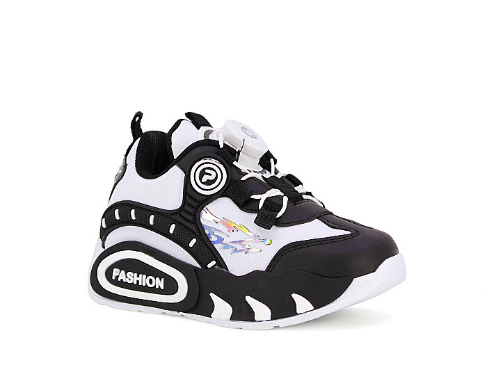 Pro Kids Patik 5060 Cilt Spor Ayakkabı Beyaz - Siyah - Pro Kids