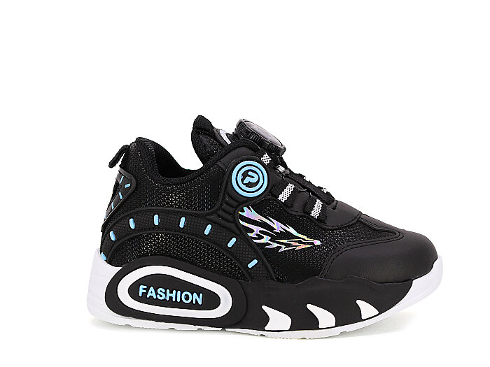Pro Kids Patik 5060 Cilt Spor Ayakkabı Siyah - Beyaz - 3