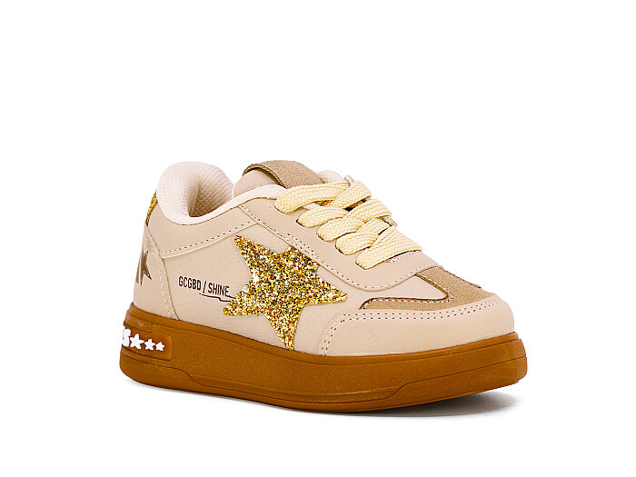 Pro Kids Patik 5006 Cilt Spor Ayakkabı Bej - 1