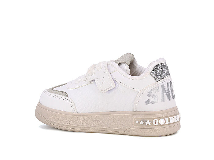 Pro Kids Patik 5006 Cilt Spor Ayakkabı Beyaz - Gümüş - Pro Kids (1)