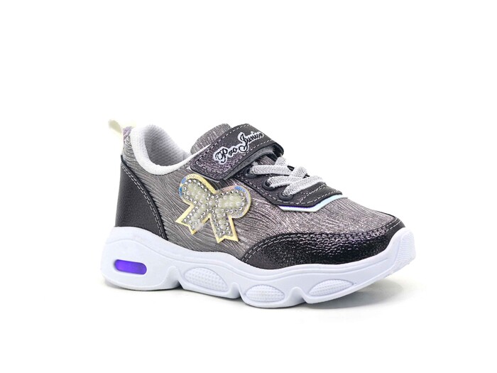 Projunior Bebe 2520 Işıklı Spor Ayakkabı Platin - 1