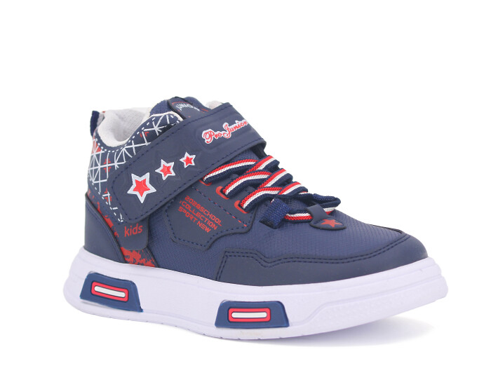 Projunior Filet 2505 Basket Cilt Spor Ayakkabı Lacivert - Tomy - Projunior