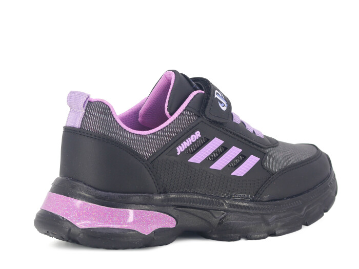 Projunior Filet 2560 Cilt Spor Ayakkabı Siyah - Lila - 3