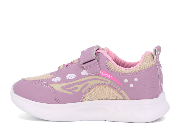 Projunior Filet 2612 Spor Ayakkabı Lila - Bej - Pembe - 2