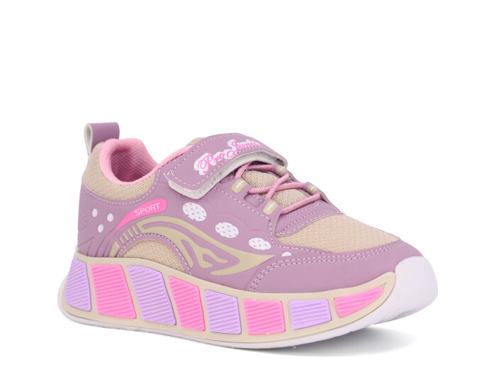Projunior Filet 2612 Spor Ayakkabı Lila - Bej - Pembe - 1