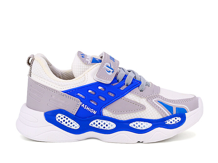 Projunior Filet 2633 Anorak Kutulu Spor Ayakkabı Buz - Gri - Mavi - 3